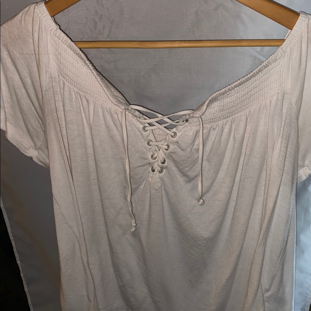 Off the shoulder shirt